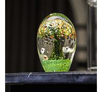 HDCRYSTALGIFTS L'albero celtico della vita fermacarte ornamento soffiato a mano in vetro artistico figurine da collezione per la decorazione della casa centrotavola regalo