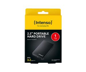 HDD ESTERNO INTENSO Portatile 1TB 2,5" USB 3.2 1 TB, 85,00 Mbit/s, USB 3.2