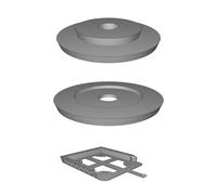 HDD Mount Bracket Compatible with Cooler Master Q300L Fits 2.5" and 3.5" Drives