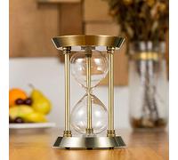 HDDH Bottiglia Vuota a Clessidra Installa tu Stesso la Sabbia per determinare Il Tempo della Clessidra Timer Clessidra Bronzo Clessidra Vintage Vuota per in Ufficio e Regalo di Nozze