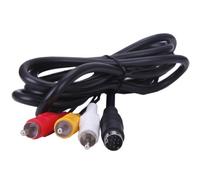 HDE Sega Genesis 2 Genesis 3 RCA Composite Cable Audio Video AV Connection Cord for MK1461 MK1631 Consoles (6 ft) by HDE