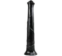 HdGLfdKfb Prodotto Morbido Grande da 15 Pollici, Grande Elasticità, a Forma di Cavallo Imitazione, con Ventosa, Impermeabile