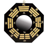HdGLfdKfb Specchio Tradizionale Cinese Feng Shui Tai Chi Bagua Yin Yang per la Protezione Contro l'energia dannosa Attiva(Color:Concave Mirror)