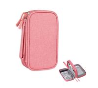 HDGSAFD 1 Borsa per accessori a doppio strato impermeabile, borsa da viaggio, borsa cosmetica da viaggio, accessori per bagagli, scatola per elettronica