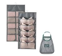 HDGSAFD 1 borsa portaoggetti sospesa con 15 scomparti e 1 borsa portaoggetti portatile, organizer per guardaroba, porta portaoggetti, portaoggetti dietro la porta