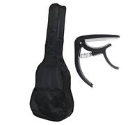 HDGSAFD 1 custodia per chitarra acustica, 1 clip per accordo, custodia per chitarra, impermeabile, custodia protettiva per chitarra, Nero , taglia unica, moderno