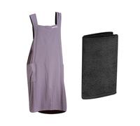 HDGSAFD 1 grembiule da cucina 1 pezzo panno fiorista croce grembiule ragazza grembiule pratico grembiule da lavoro grembiule giardino carpenteria grembiule, grigio., Taglia unica