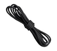 HDGSAFD 1 paio di lacci neri, lacci in pelle, scarpe da ginnastica, lacci anti-allentamento, lacci elastici per sneaker, lacci per scarpe allentate, Nero , taglia unica