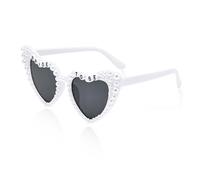 HDGSAFD 1 paio di occhiali da sole da sposa, accessori da sposa, occhiali da sole a forma di cuore, idea regalo, decorazione per matrimoni, occhiali da sole, accessori per gli occhi