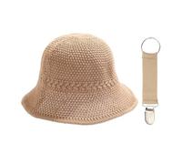 HDGSAFD 1 Pezzo Di Cappello Da Donna E 1 Cappello, Cappello Da Sole A Maglia, Cappello Da Spiaggia, Cappello Da Sole Semplice E Versatile.