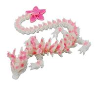 HDGSAFD 1 Pezzo di Giocattolo Drago, Giocattolo Stampato in 3D, Ornamenti Luminosi Creativi, Ornamenti per La Decorazione della Casa, Modelli Animali Simulati.