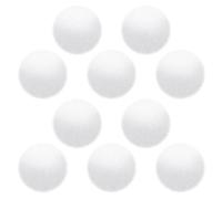 HDGSAFD 10 pezzi Pom-Poms 7 cm, in finta bont, bianco, decorazione per matrimonio