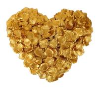 HDGSAFD 1000 rose dorate, petali di rosa, decorazione di petali di rosa secchi, decorazione per spargimento, fiori di rosa artificiali, perfetti per matrimoni, San Valentino (oro)