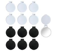 HDGSAFD 12 Pezzi Mini Specchio Rotondo, Specchio per Trucco Portatile, Specchio Pieghevole, Forniture di Viaggio, Specchio per Il Trucco da Donna.