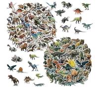 HDGSAFD 150 Fogli di Adesivi per Dinosauri, Adesivi Impermeabili per Bambini, Adesivi Decorativi per Quaderni per Bagagli Fai da Te, Adesivi Divertenti