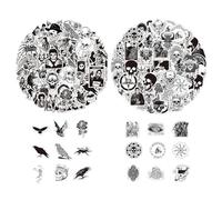 HDGSAFD 150 Pezzi di Adesivi Gotici, Adesivi retrò, Adesivi Elei E Personalizzati, Possono Decorare Valigie, Armadi, Chitarre.