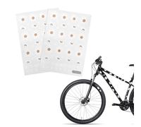 HDGSAFD 2 adesivi a forma di margherita, floreali, impermeabili, per bicicletta, finestre, decorazione stanza, creativi di design (bianco)