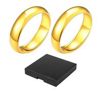 HDGSAFD 2 Anelli Aperti Regolabili E 1 Portagioie, Anelli Semplici E Alla Moda, Anelli Impilabili, Anelli Regalo