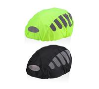 HDGSAFD 2 pezzi copertura per casco riflettente, protezione antipioggia, parapioggia per bicicletta, copertura riflettente, protezione per casco protettivo, decorazione per casco