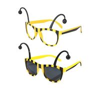 HDGSAFD 2 Pezzi di Bicchieri di Api, Occhiali Divertenti, Occhiali Creativi, Occhiali da Festa, Oggetti di Scena Fotografici, Accessori in Costume.