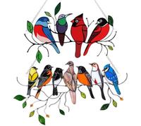 HDGSAFD 2 Pezzi Di Ornamenti Per Uccelli Da Appendere, Pendenti Per Uccelli, Casa, Giardino, Pendenti Per Decorazioni Da Cortile, Ornamenti Da Appendere Retrò Per Esterni