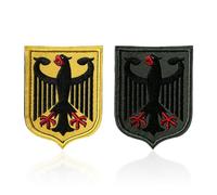 HDGSAFD 2 Pezzi di Patch di Stoffa di Pattern di Aquila, Patch di Stoffa Ricamato, Patch di Stoffa Personalizzato retrò E Patch di Stoffa Decorativa per Abbigliamento.