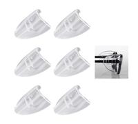 HDGSAFD 3 paia di 6 pale di protezione, occhiali protettivi, ali trasparenti per gli occhi, copertura laterale