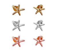 HDGSAFD 3 Paia di Orecchini A Forma di Stella Marina, Orecchini Squisiti E Semplici, Articoli di Moda Femminile, Adatti per La Collocazione Quotidiana.