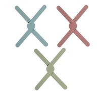 HDGSAFD 3 Pezzi Tappetino A Pentola Pieghevole, Cuscinetto Isolante, Tappetino Portatile, Tappetino in Silicone Creativo, Tappetino Anti-Slittamento, Utensili da Cucina.