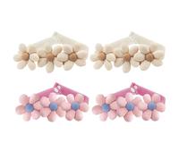 HDGSAFD 4 Pezzi di Cravatte per Tende A Fiore Cravatte per Tende A Scatto Cravatte per Decorazioni per Tende Decorazioni per La Casa Accessori per Tende