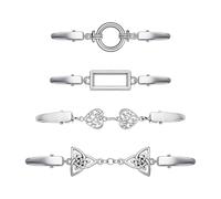 HDGSAFD 4-Piece Maglione Clip, Multi-Purpose Cardigan Clip, Strumento di Vita di Modo, Adatto per Maglioni, Abiti, Camicie, Sciarpe.