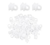 HDGSAFD 50 Pezzi di Tenda Piazza Ferroviario Rulli, Universale Gancio Rulli, Tenda Pista Rullo Forniture, Piccoli Accessori per Mobili, Adatto per Auto Tende E Tende.