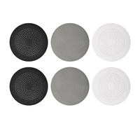 HDGSAFD 6 Pezzi Protezione Scarico, Copertura Anti-Intasamento Lavello, Filtro Scarico Fognatura, Copertura Filtro in Silicone, Adatto per Bagno E Cucina