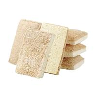 HDGSAFD 6 Spazzole in Spugna per Pulizia Luffa, Spazzole per La Pulizia della Cucina, Spazzole per Piatti, Strumenti per La Pulizia, Spazzole per La Pulizia Durevoli