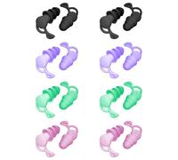 HDGSAFD 8 Paia di Tappi per Le Orecchie Anti-Rumore, Insonorizzate Dormire Strumenti, Disegno di Protezione Impermeabile, Adatto per La Doccia, Nuoto, Surf.