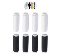 HDGSAFD 8 Rotoli di Filo per Cucire, 1 Mini Kit da Cucito, Comodo Kit da Viaggio per Cucire, Borsa per Cucire Monouso, Materiali per Cucire Fatti A Mano, Filo per Patch di Abbigliamento.