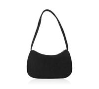 HDGSAFD Borsa a Tracolla da Donna, Piccola Borsa Nera Versatile Retrò per Ragazze e Adolescenti