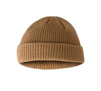HDGSAFD Cappello Lavorato A Maglia Kaki in 1 Pezzo, Cappello Caldo, Cappello A Cuffia, Cappello Lavorato A Maglia retrò, Cappello Lavorato A Maglia Semplice, Accessori di Abbigliamento