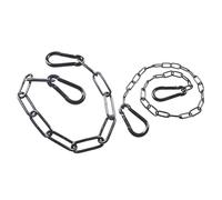 HDGSAFD Catena con Fibbia di Sicurezza da 2 Pezzi, Catena di Chiusura per Porta, Catena di Metallo, Catena di Chiusura per Recinzione Esterna, Cancelli di Cortile