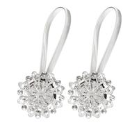 HDGSAFD Confezione da 2 Fascette Magnetiche per Tende, Fascette Lucide, Fascette Decorative, Accessorio per Tende, Accessori per Tende