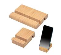 HDGSAFD Confezione da 2 Supporti per Telefono Cellulare E Tablet, Supporto per Telefono Cellulare in Legno, Supporto da Tavolo Creativo, Supporto Base Multifunzionale per Telefono Cellulare