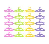 HDGSAFD Confezione da 20 Grucce con Fiocco, Graziose Grucce per Vestiti, Mini Grucce per Vestiti, Accessori per Vestiti per Bambole, Giocattoli per Bambini