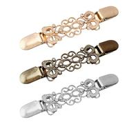 HDGSAFD Confezione Da 3 Fermagli Per Abiti Vintage, Fermagli Per Abiti In Metallo, Fermagli Per Sciarpe, Fermagli Per Cardigan, Fermagli Per Decorazioni Per Abiti, Fermagli Per Cappotti Con Strass