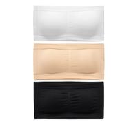 HDGSAFD Confezione Da 3 Reggiseno A Fascia, Reggiseno Senza Spalline, Reggiseno Sportivo, Reggiseno Elastico Comfort, Reggiseno Imbottito