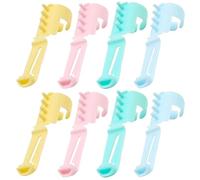 HDGSAFD Confezione da 8 Divisori per Filati, Strumenti per Maglieria in Plastica, Avvolgitore per Maglieria, Guida per Filati