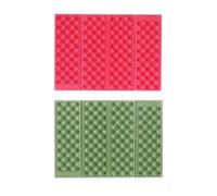 HDGSAFD Cuscino pieghevole da 2 pezzi, resistente alle intemperie, impermeabile, per esterni, per escursioni, campeggio, campeggio, pieghevole, da viaggio