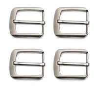 HDGSAFD Fibbia Per Cintura In 4 Pezzi, Fibbia Per Cintura In Metallo Da Uomo, Fibbia Per Cintura Classica, Sostituzione Cintura, Fibbia Ad Ardiglione Da 40 Mm