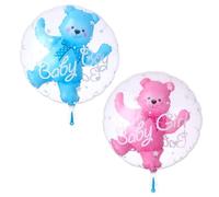 HDGSAFD Palloncini con Orsetti da 2 Pezzi, Palloncini Creativi in Foglio di Alluminio, Palloncini per Bambini, Palloncini in Stile Cartone Animato, Palloncini Decorativi per Feste per Bambini