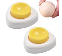 HDGSAFD Puntatore A 2 Pezzi per Foro di Uova, Trapano Uovo Creativo, Semplice Widget di Uova in Plastica, Punzatore A Foro Multifunzione, Comodo Battuta D'Uovo per Esterni.