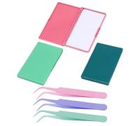 HDGSAFD Scatola di Stoccaggio di Aghi da Cucito A 3 Pezzi E Pinzette in Acciaio Inossidabile A 3 Pezzi, Scatola di Conservazione Magnetica, Scatola da Cucito Portatile, Accessori per Cucire.